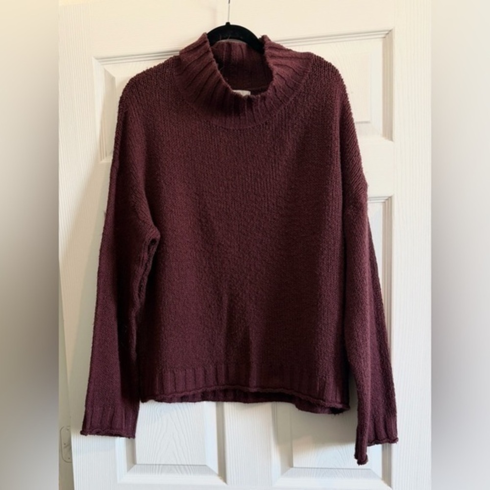 BP Maroon Cowl Neck Sweater